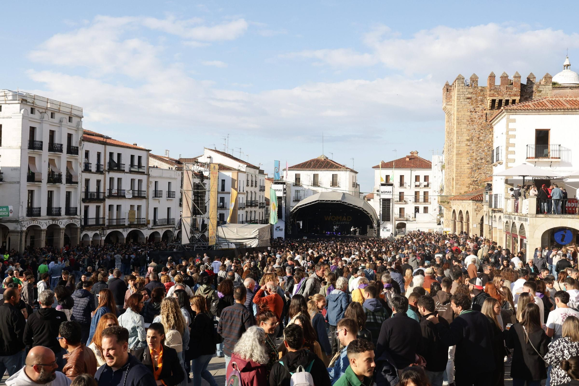Las imágenes del sábado de Womad en Cáceres