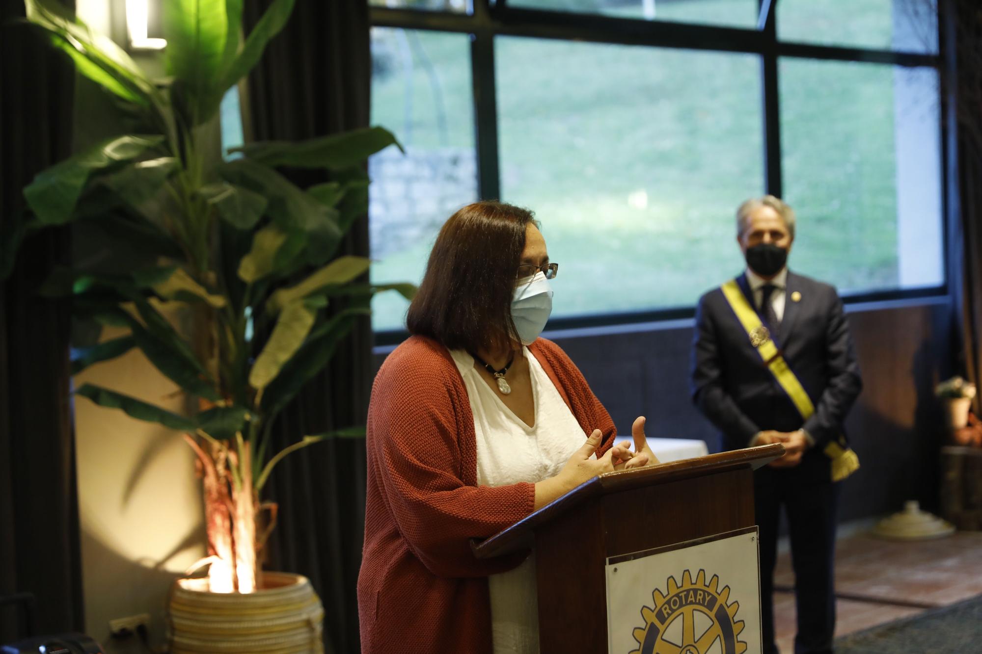 Ceremonia del Club Rotario de Gijón