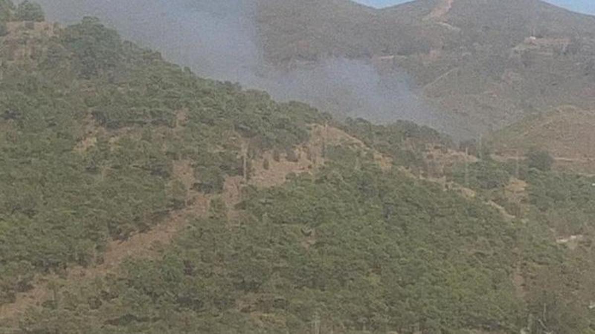 Incendio en Ojén.