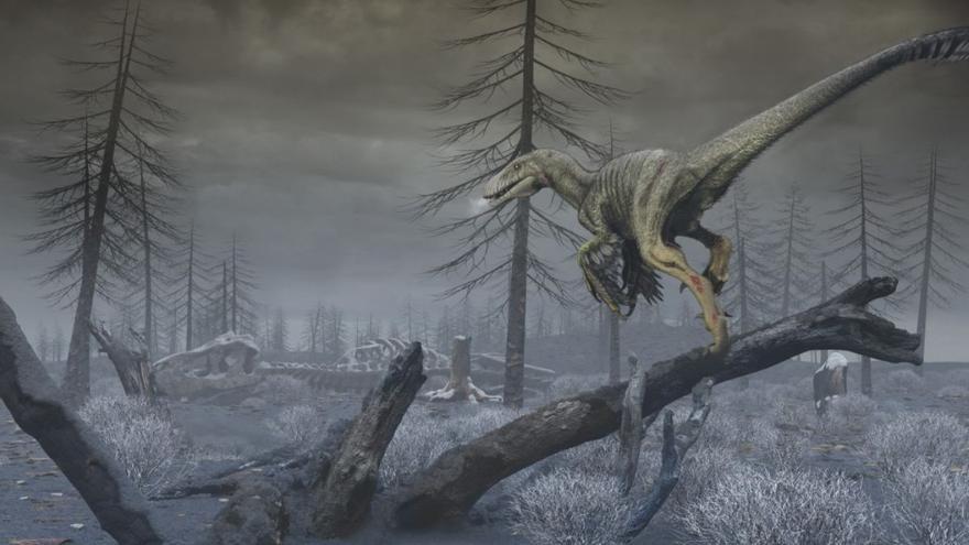 Un mundo oscuro y polvoriento fue el último escenario terrestre que apreciaron los dinosaurios