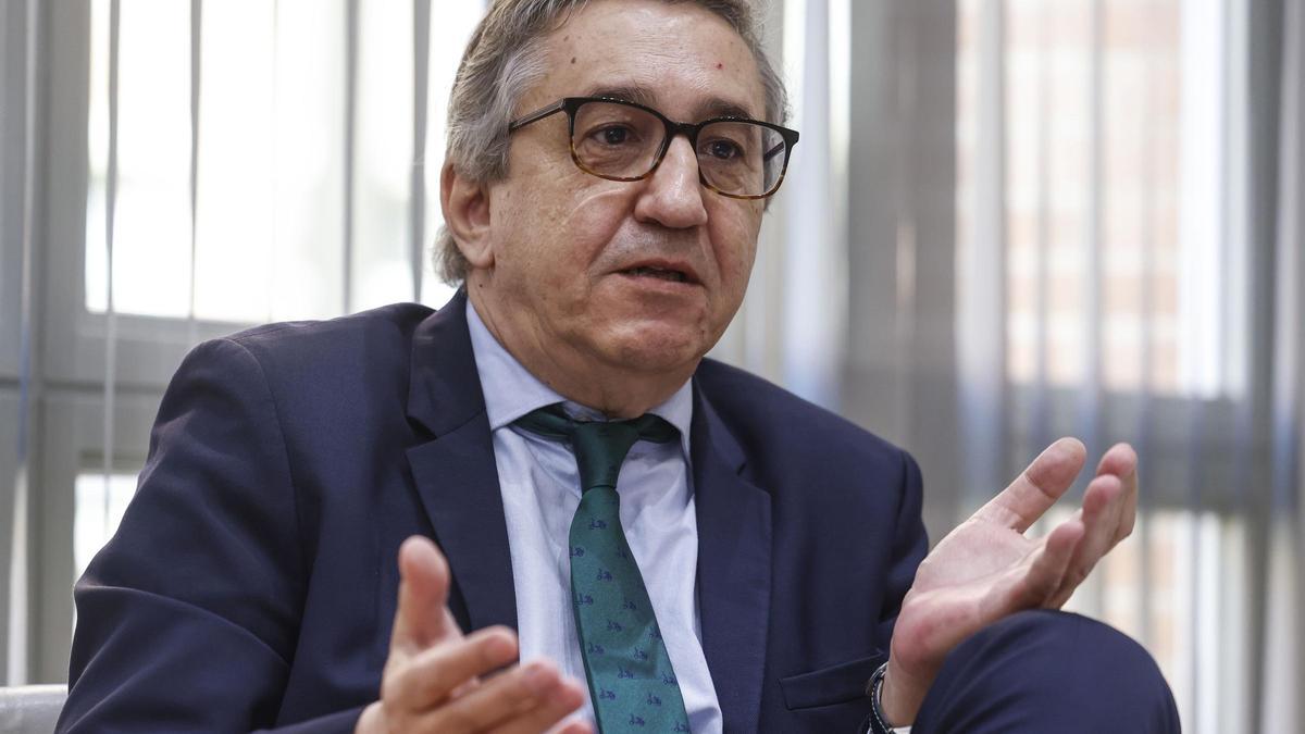 El conseller José Antonio Rovira, en una entrevista para Europa Press