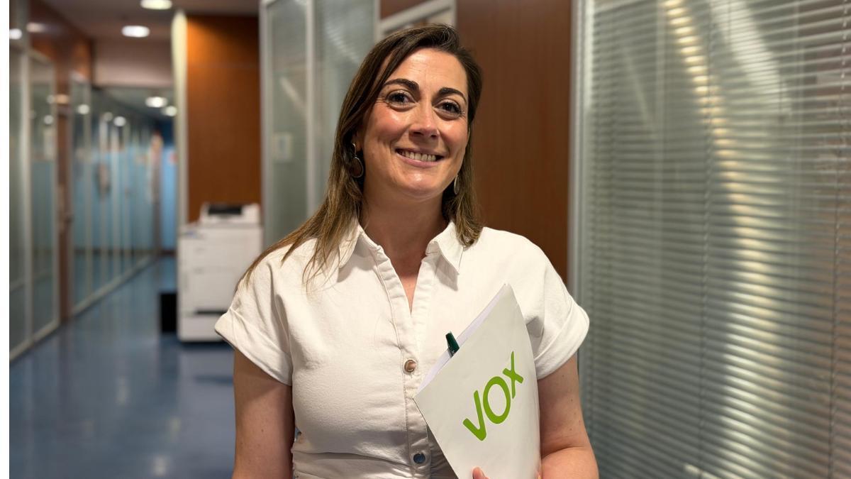 La portavoz de Vox en el Ayuntamiento de Oviedo, Sonsoles Peralta.