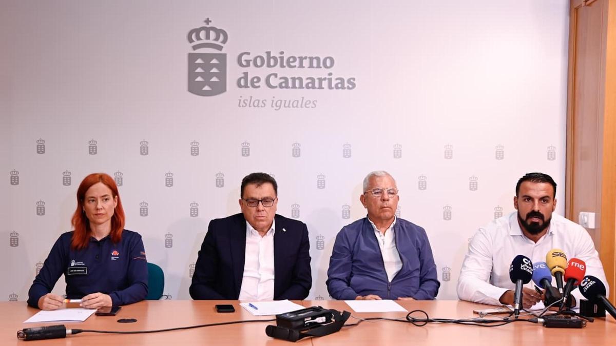 Montserrat Román, Manuel Miranda, Chano Quintana y Eduardo Blasco