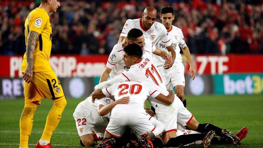 Un efectivo Sevilla vuelve a ganar al Atlético y lo elimina