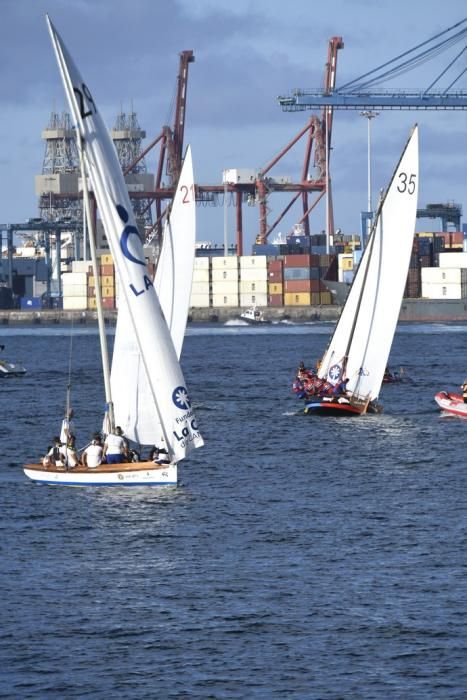 21-09-19 DEPORTES. BAHIA DEL PUERTO. LAS PALMAS DE GRAN CANARIA. Vela latina. Desempate Guanche-Tomás Morales por el título del Campeonato. Fotos: Juan Castro.  | 21/09/2019 | Fotógrafo: Juan Carlos Castro