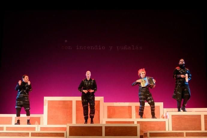 Presentación del montaje ?El crimen de la calle Fuencarral' con el director del montaje, Mario Vega, y los actores protagonistas Marta Viera, Ruth Sánchez, Efraín Martín y Abraham Santacruz.  | 04/10/2019 | Fotógrafo: Tony Hernández