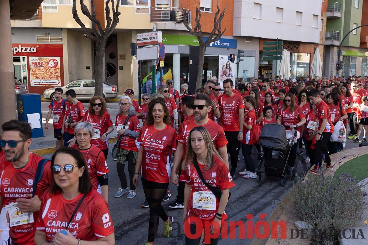 Marcha de la ONG Delwende en Caravaca