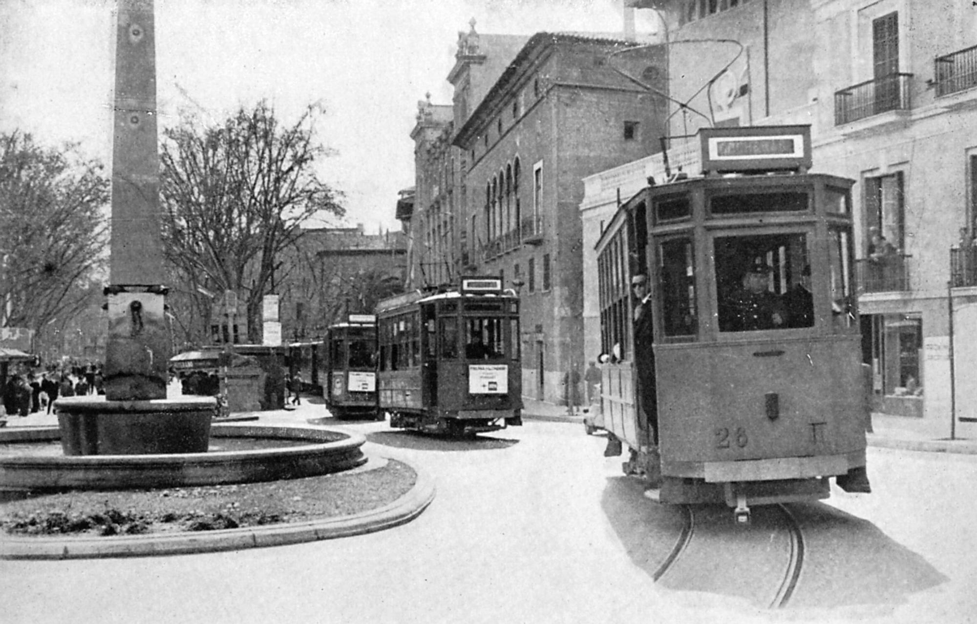 Tranvía de Palma: imágenes para la historia