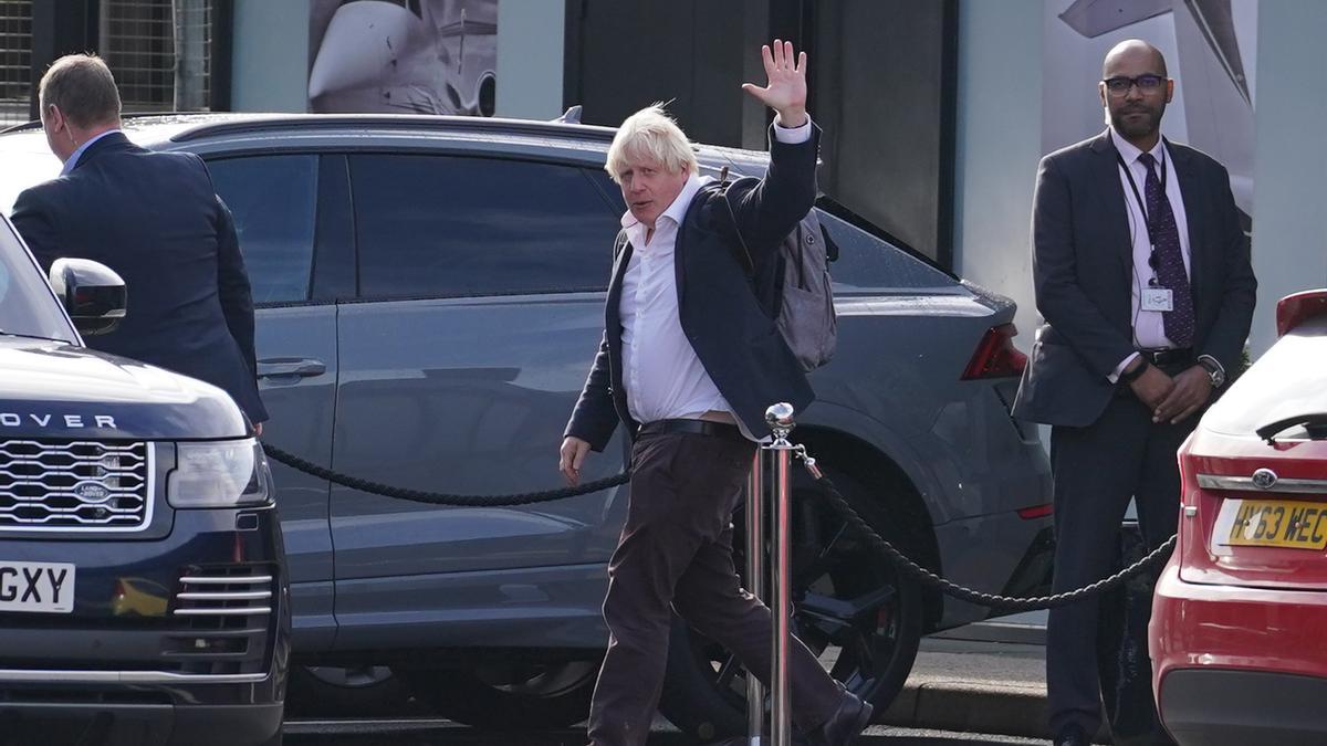 El ex primer ministro británico Boris Johnson