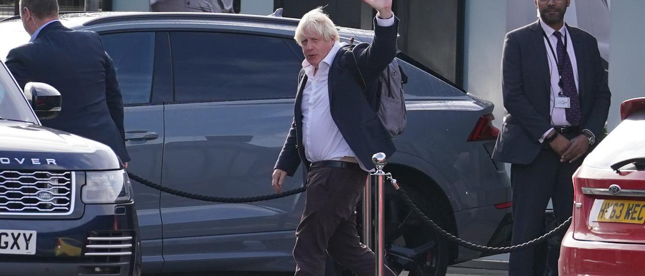 El ex primer ministro británico Boris Johnson