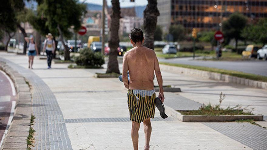 Alerta naranja hoy en el interior de Mallorca, donde se llegará a los 40 grados