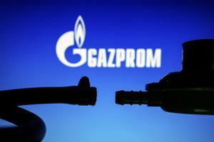 Montaje de suministro de gas de Gazprom.