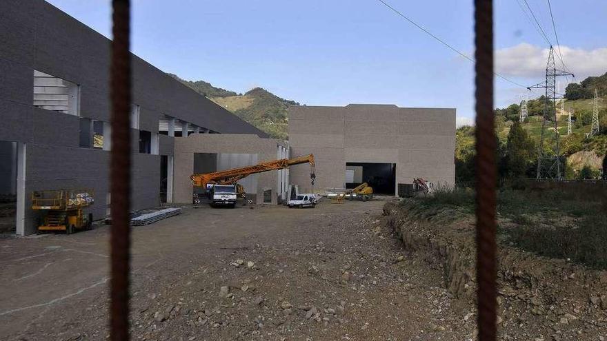 Las obras de ampliación de Asla, en el polígono de Villallana.