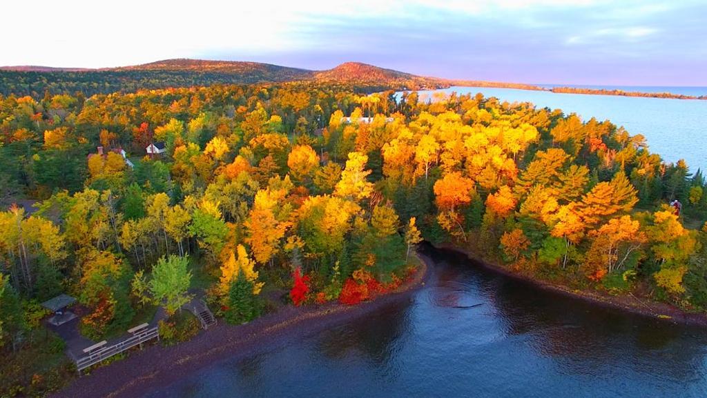 El Lago Superior, visto desde Copper Harbor.