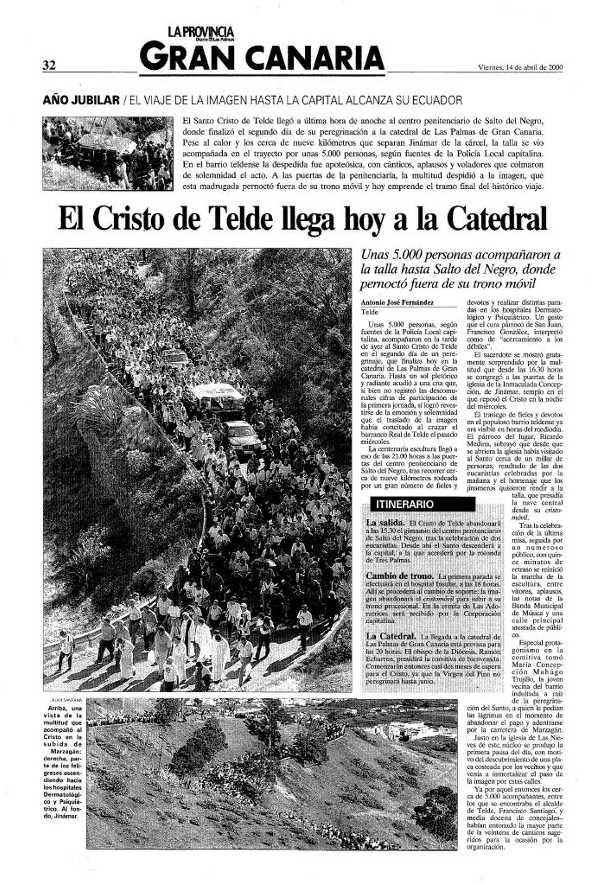 LA PROVINCIA hizo un seguimiento informativo a la peregrinación.