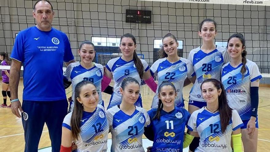 El senior femenino del CV Gandia se sitúa cuarto tras su victoria en San Vicente