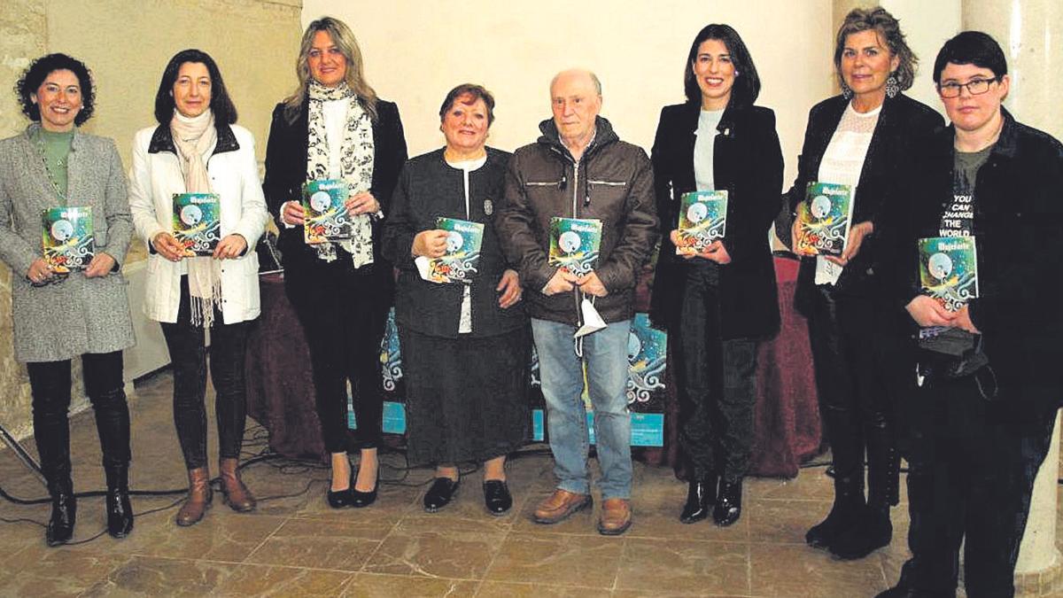 Presentación del libro, el pasado mes de abril, con los textos ganadores de la edición del 2021.