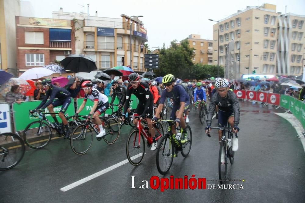 Salida de la Vuelta Ciclista a España desde Lorca