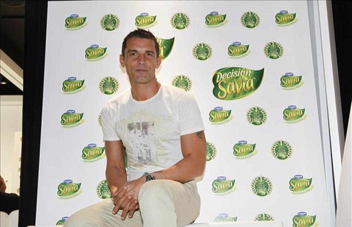 Jesús Vázquez, en un acte promocional de Danone. Jesús Vázquez, en un acte promocional de Danone.