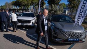 El Ministro de Industria y Turismo Jordi Hereu, en el acto oficial de la llega de Chery.