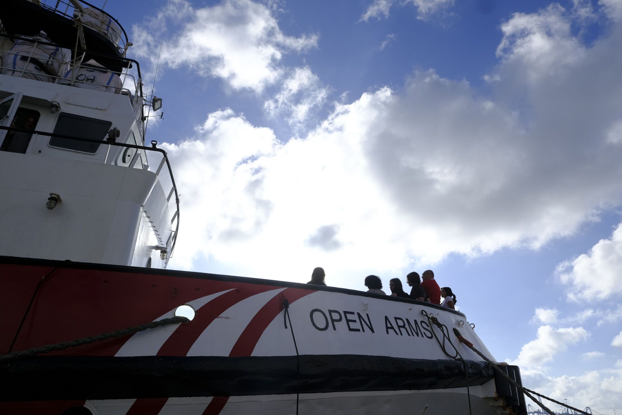 Jornada de puertas abiertas en el 'Open Arms' en el Puerto de Las Palmas