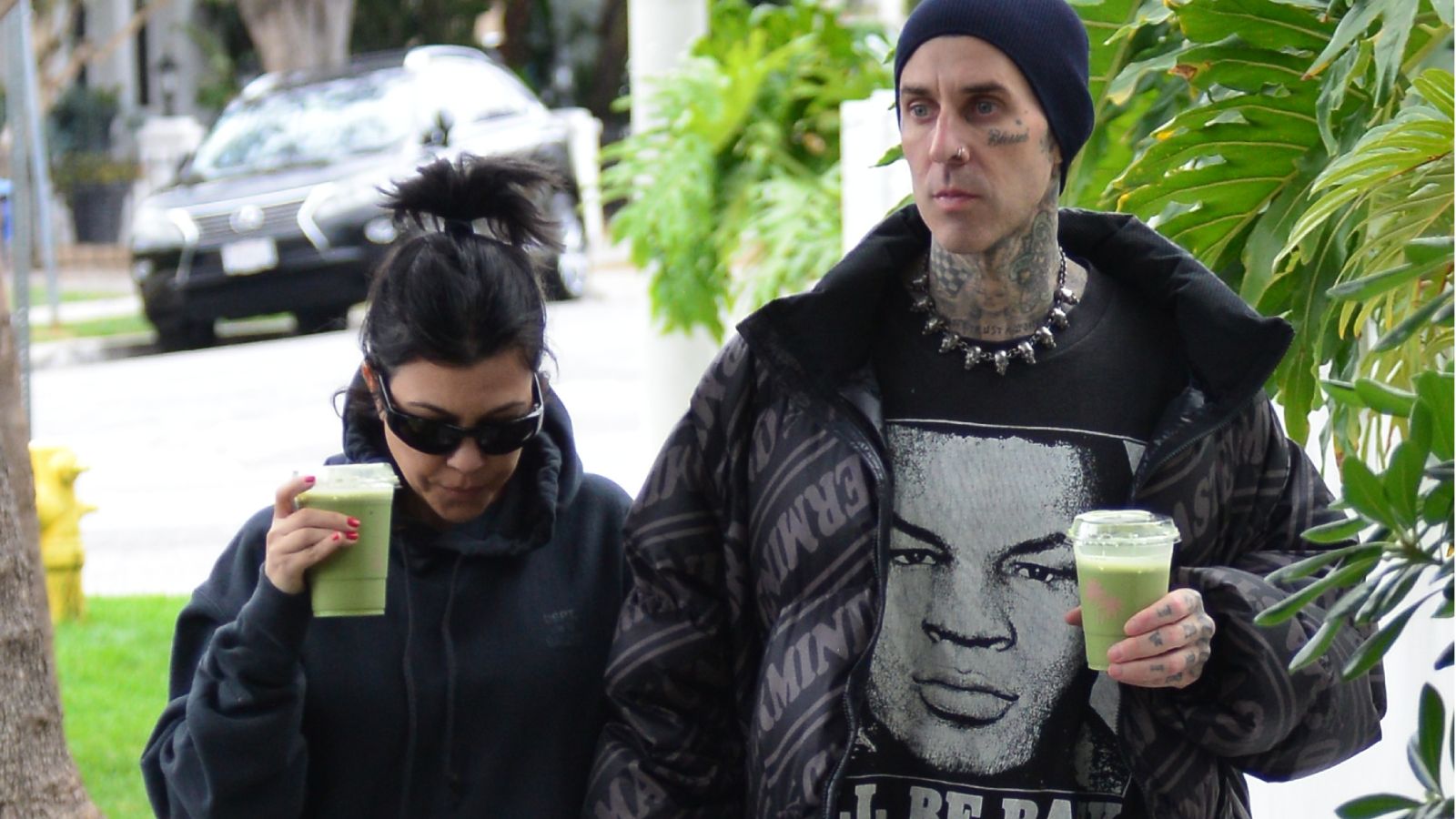 Kourtney Kardashian y Travis Barker