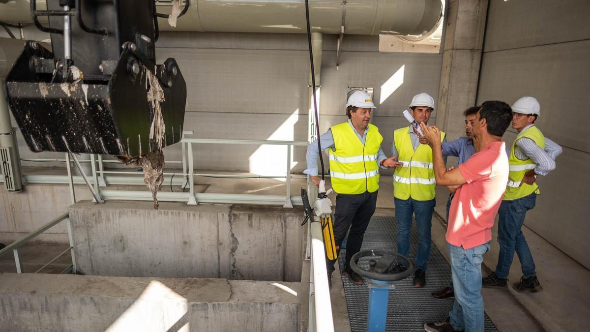Instalaciones de la depuradora de Buenos Aires, situada en el municipio de Santa Cruz de Tenerife.