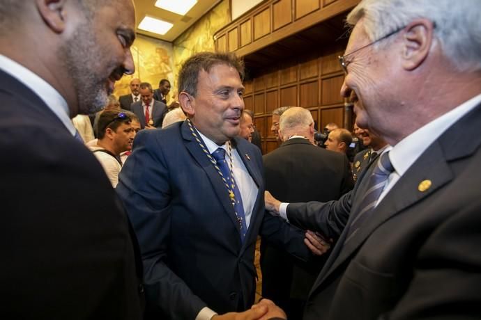 22.06.19. Las Palmas de Gran Canaria. El Cabildo de Gran Canaria celebra el pleno de constitución de la nueva corporación, con Antonio Morales como presidente, al haber sido el candidato más votado. Foto Quique Curbelo  | 22/06/2019 | Fotógrafo: Quique Curbelo