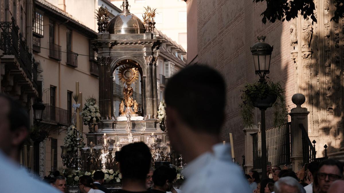 Procesión del Corpus Christi en Málaga 2025