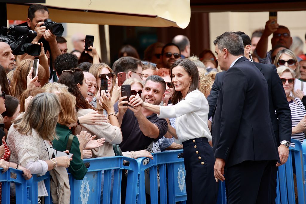 Las imágenes de la reina Letizia en el acto en Murcia por el Día Mundial de la Cruz Roja