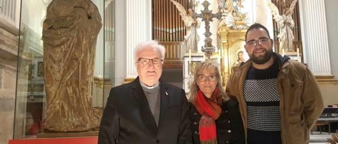 Oliva recupera la imagen de la Virgen de Santa María tras 4 años de restauración