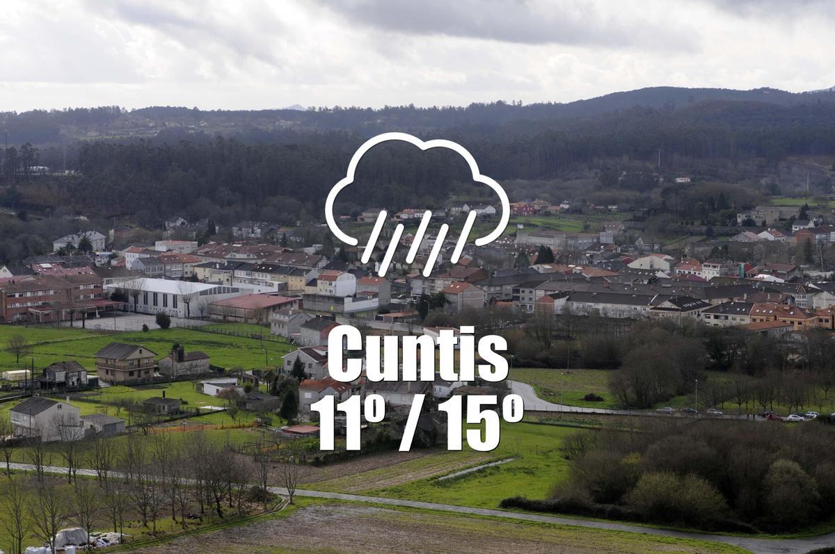 El tiempo en Cuntis: previsión meteorológica para hoy, miércoles 15 de abril