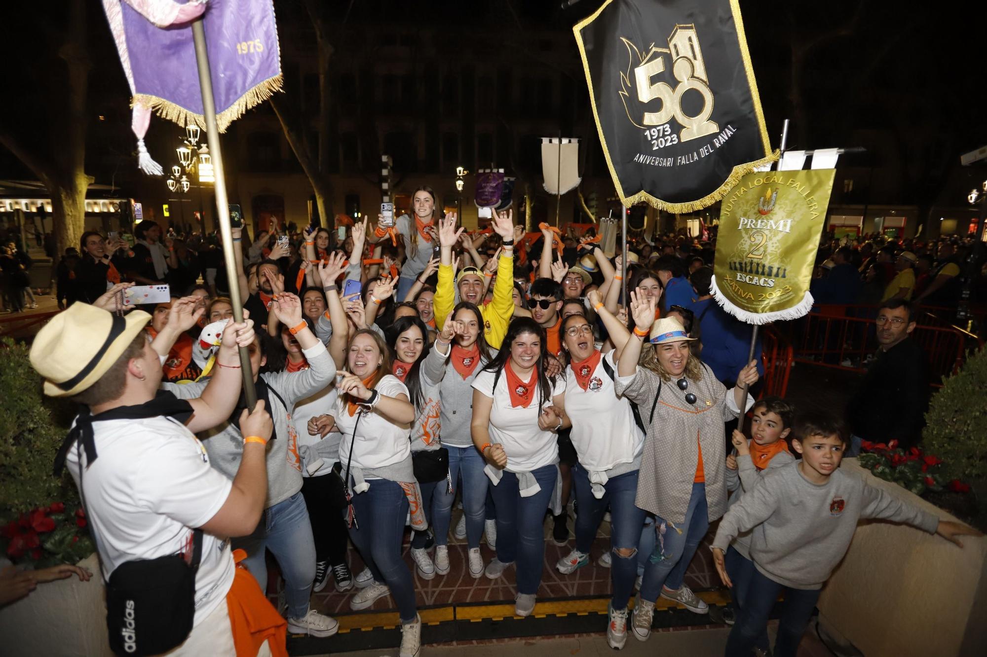 Así se han festejado los grandes premios en las Fallas de Xàtiva