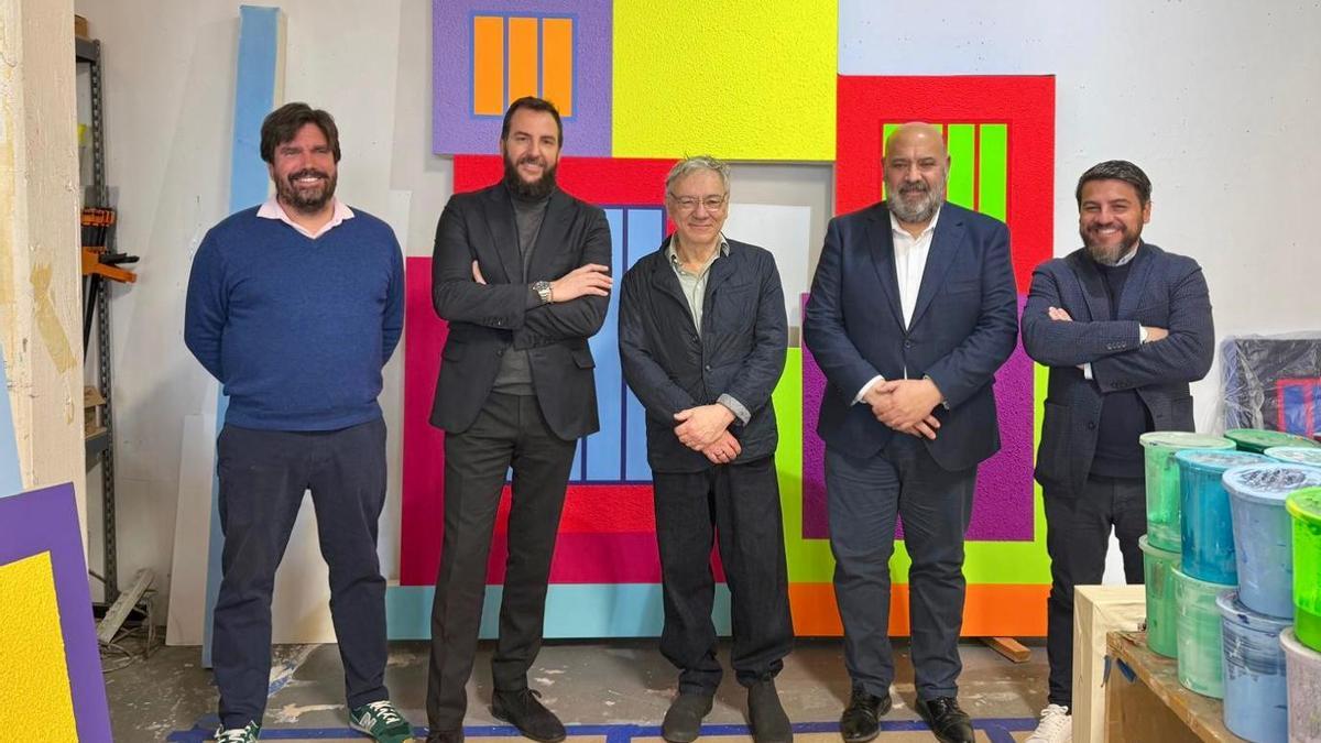 Fernando Gómez de la Cuesta, Borja Thyssen, Peter Halley, Jaime Martínez y Javier Bonet.