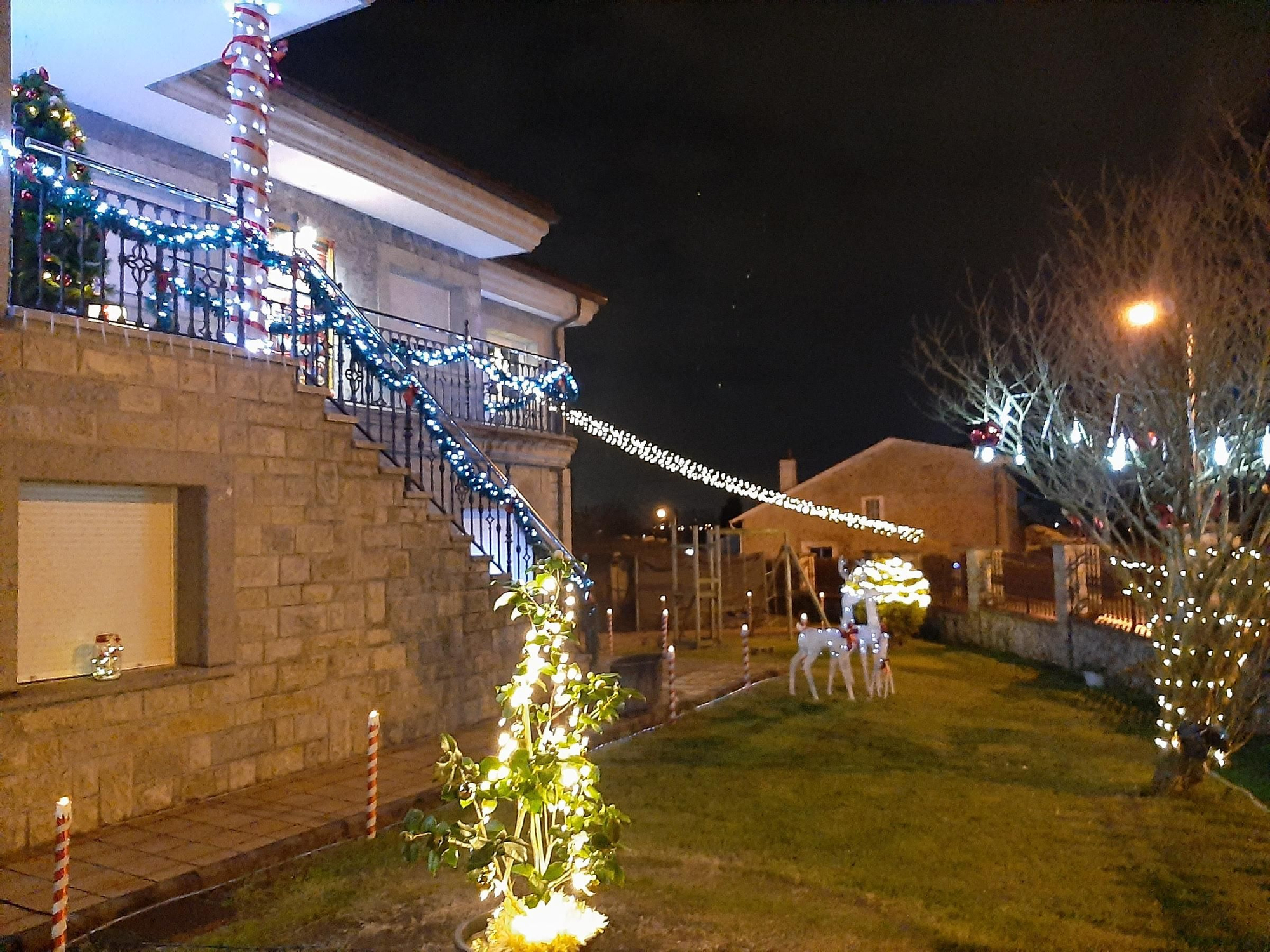 Así brilla Ables en Navidad: la decoración de sus casas, en imágenes