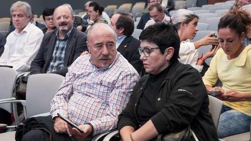 Público asistente, ayer, al estreno del documental.