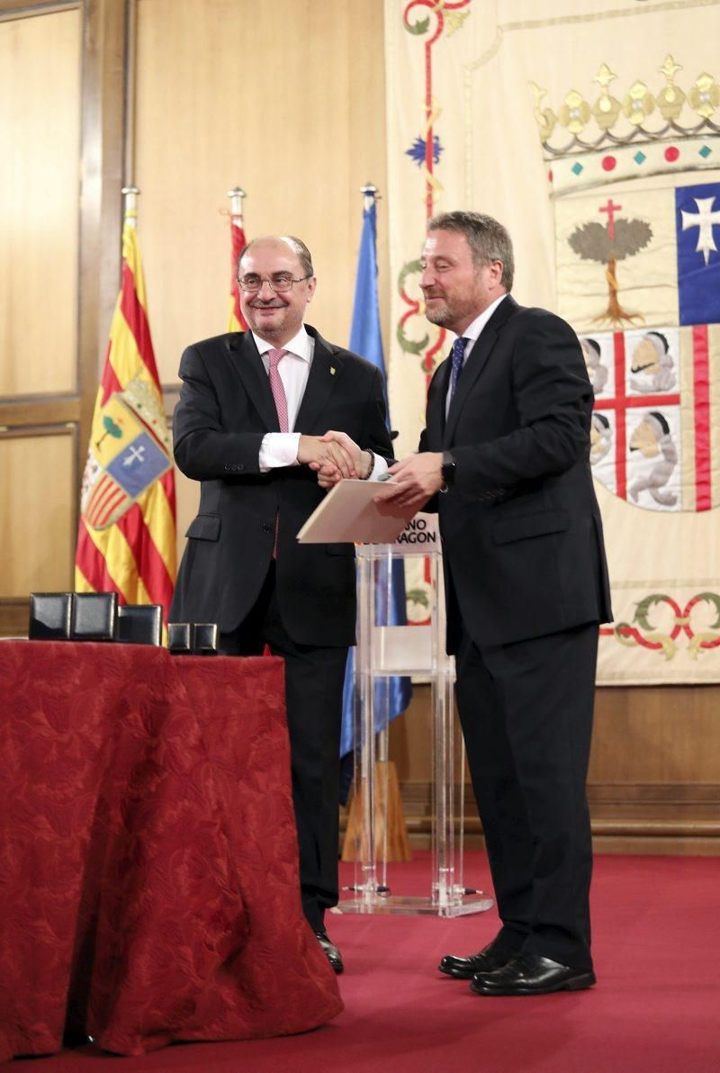 Toma de posesión de las consejeras y consejeros del Gobierno de Aragón