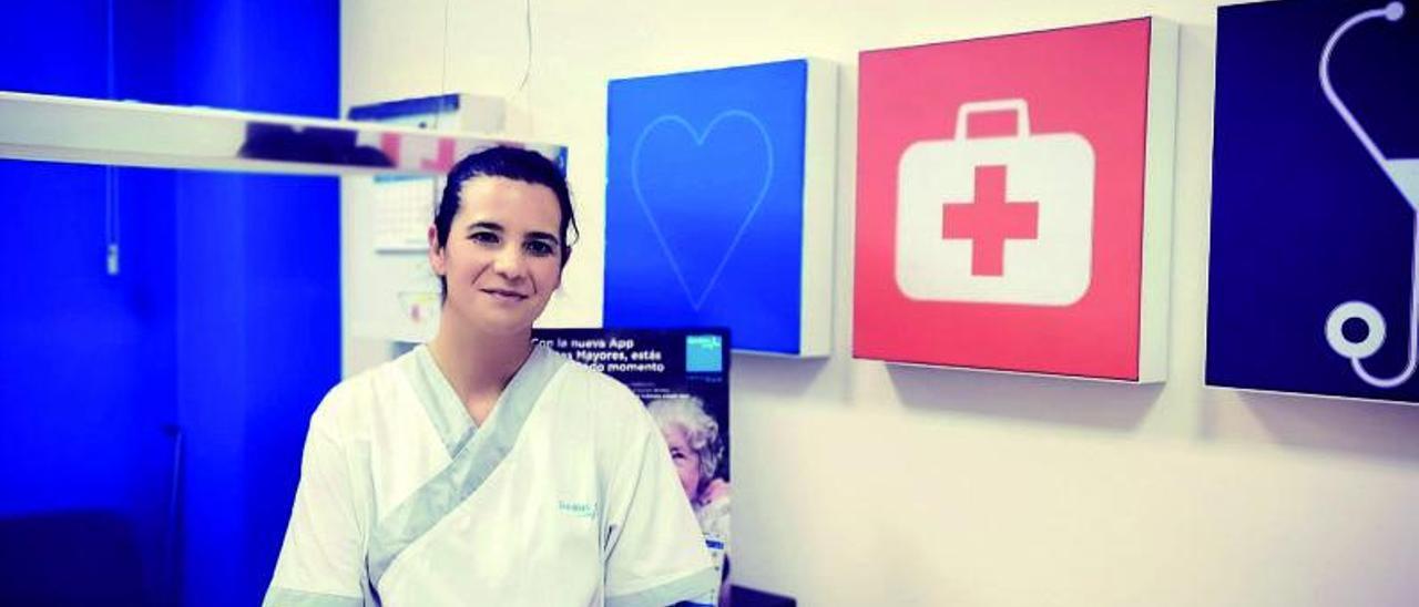 La enfermera gallega Marta Quelle.  | // CEDIDA