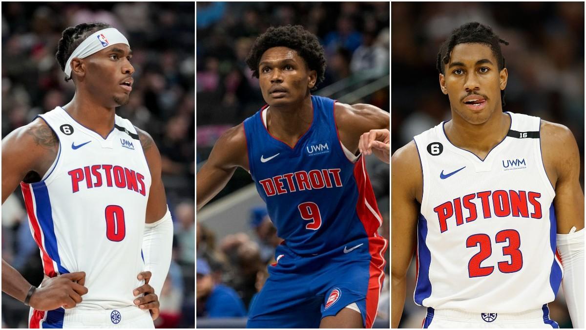 Jalen Duren, Ausar Thompson y Jaden Ivey, escuderos de Cunningham en el proyecto de Pistons