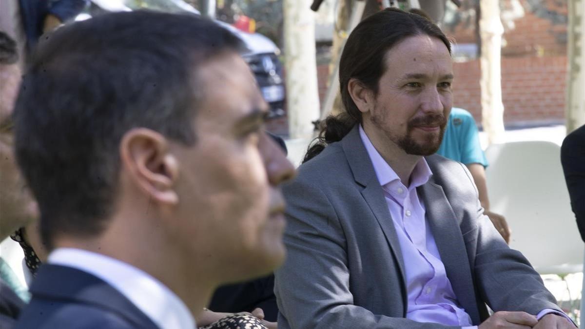 Pablo Iglesias y Pedro Sánchez