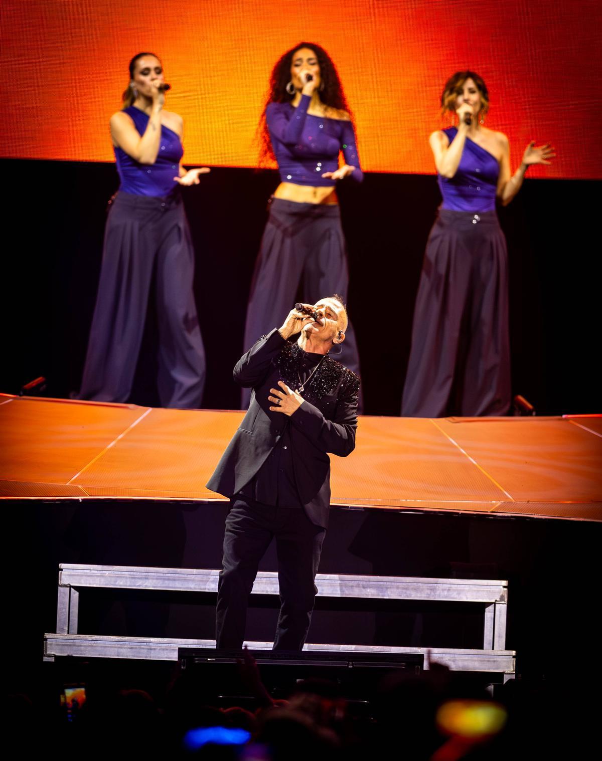 Eros Ramazzotti en el Palau Sant Jordi.