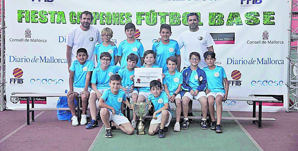 CAMPEÓN FÚTBOL SALA: Racing Club Andratx. Alevín Primera Liga C