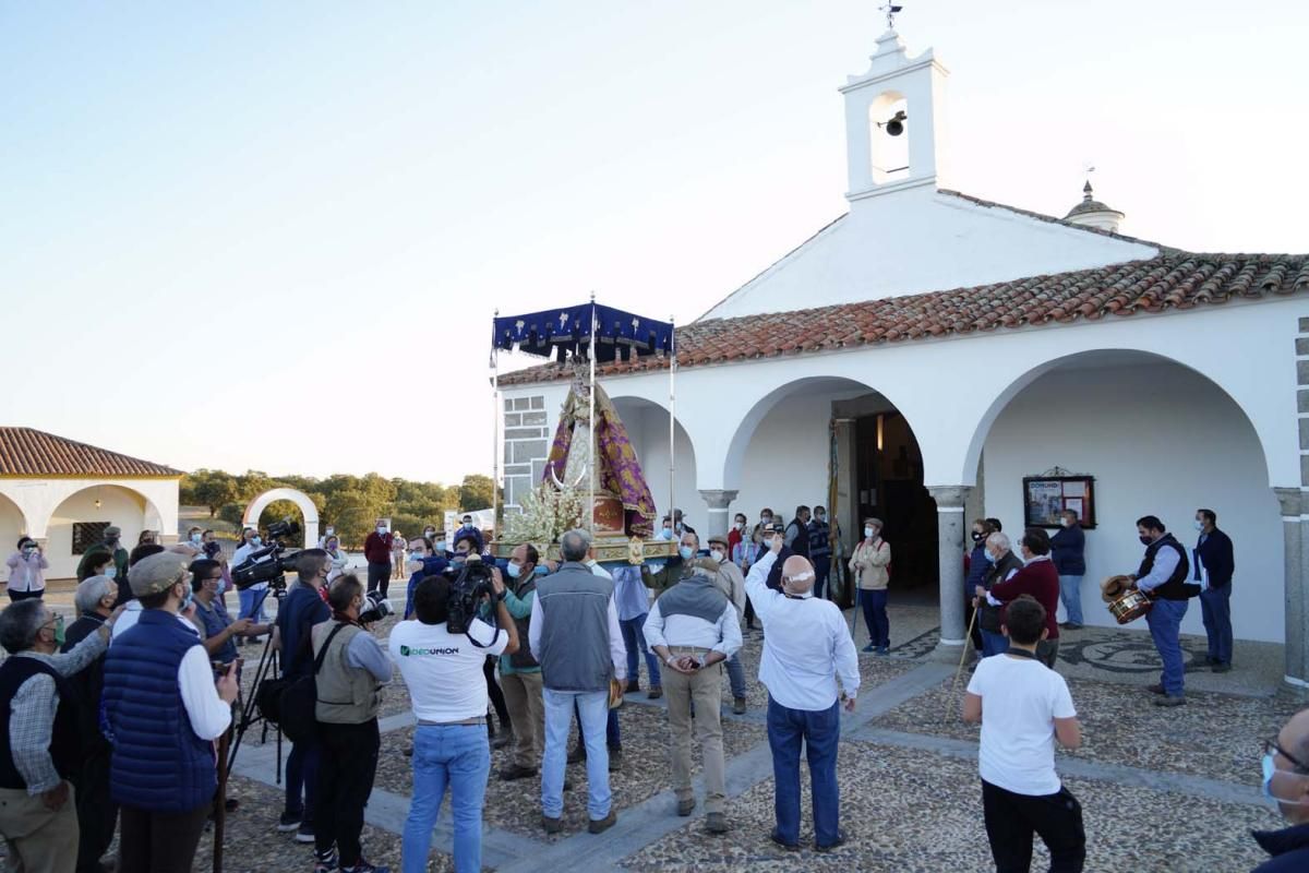 La Virgen de Luna regresa a su santuario desde Villanueva de Córdoba