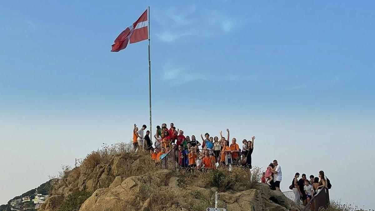 El canvi de bandera a Sa Palomera