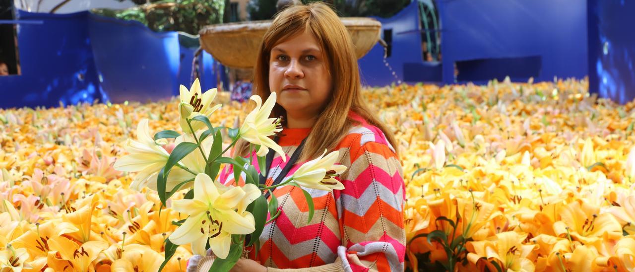 La directora de Producción Floral de Flora, Indira Anzalo.