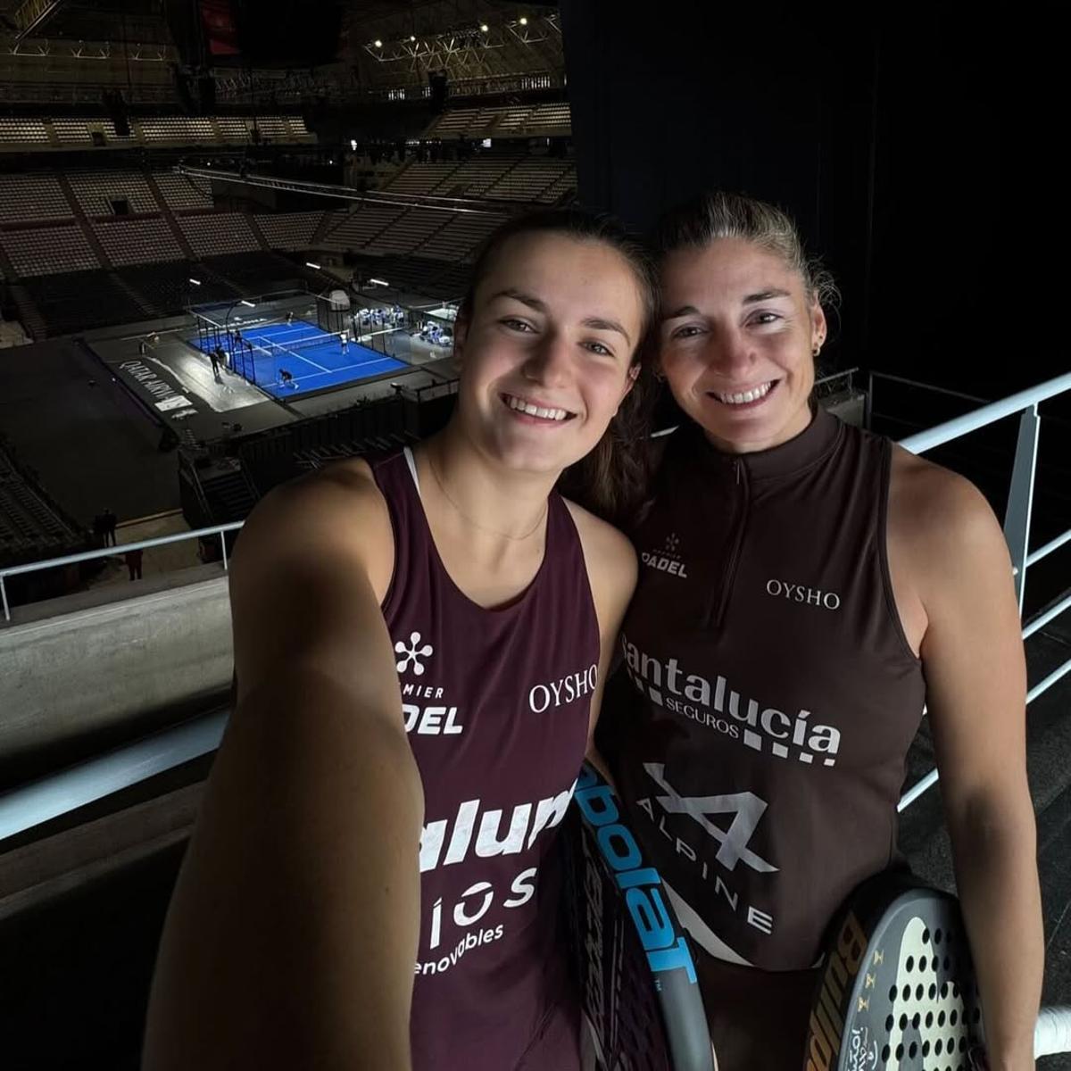 Martina Calvo y Alejandra Salazar disputaron su último partido juntas en Barcelona