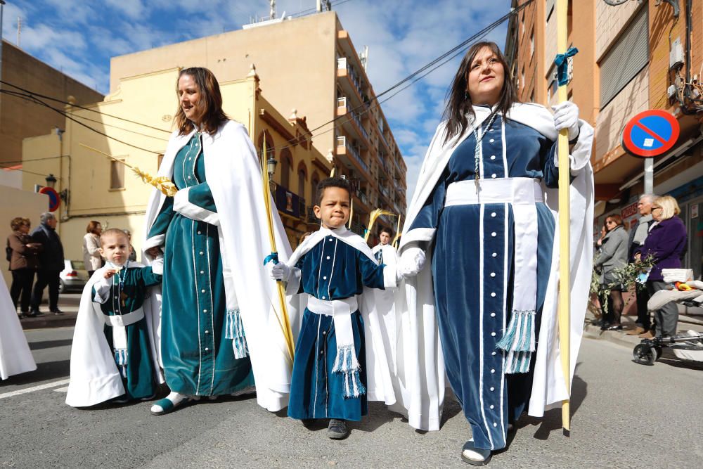 Procesión de las Palmas en la parroquia de Ntra. Sra. de los Ángeles