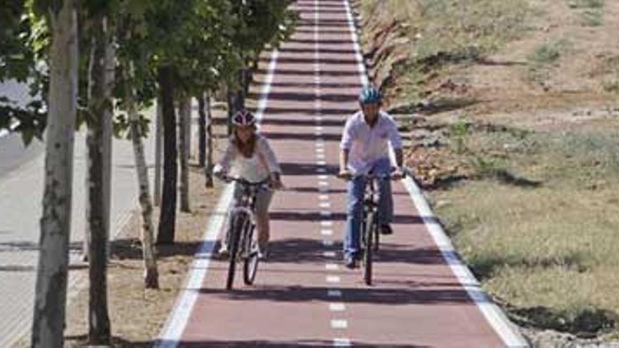 Cáceres suma hoy 4 km a su carril bici