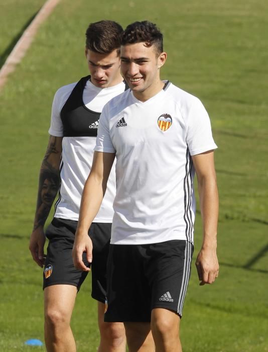 Las mejores imágenes del entrenamiento del Valencia CF