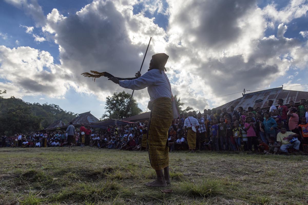 Celebraciones en Flores, Indonesia.